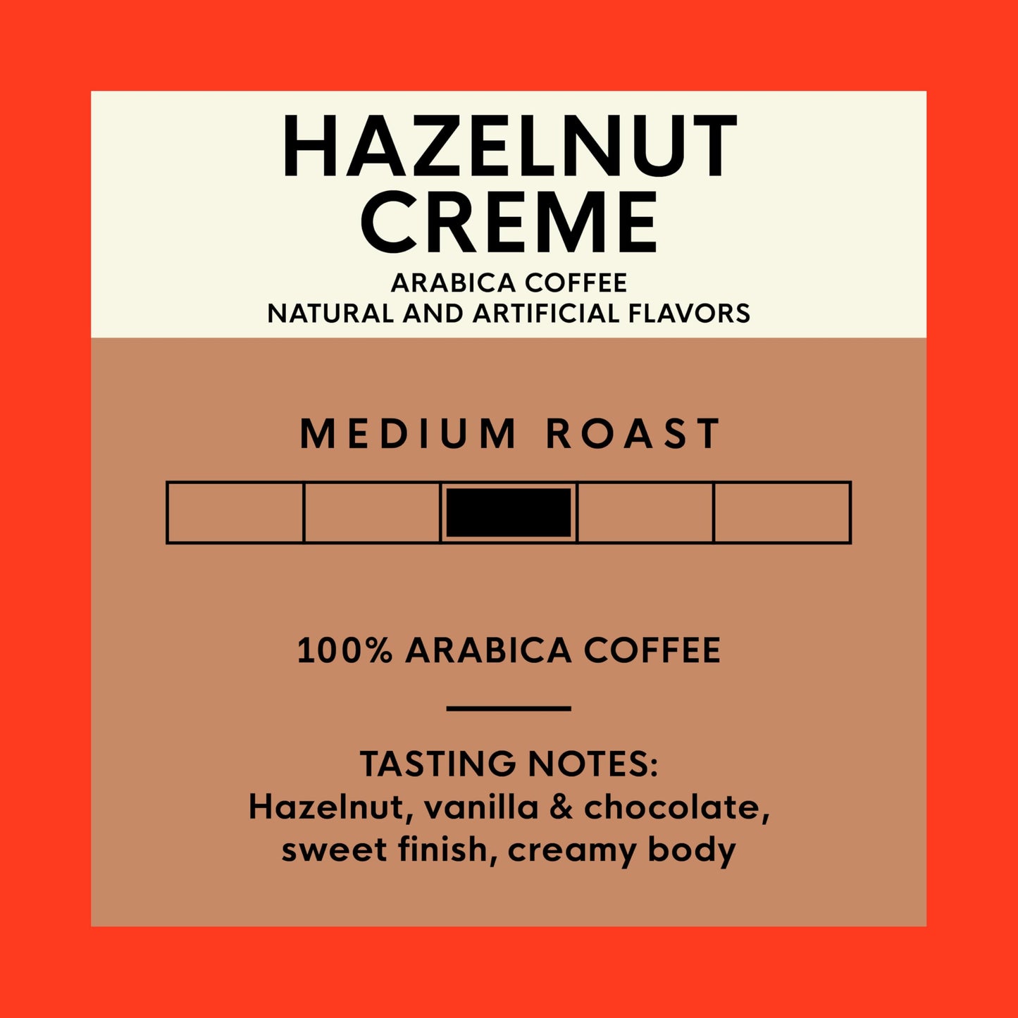 San Francisco Bay Coffee - Flavored Medium Roast Whole Bean Coffee - Hazelnut Crème (2 lb bag)