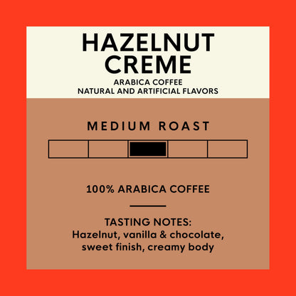 San Francisco Bay Coffee - Flavored Medium Roast Whole Bean Coffee - Hazelnut Crème (2 lb bag)