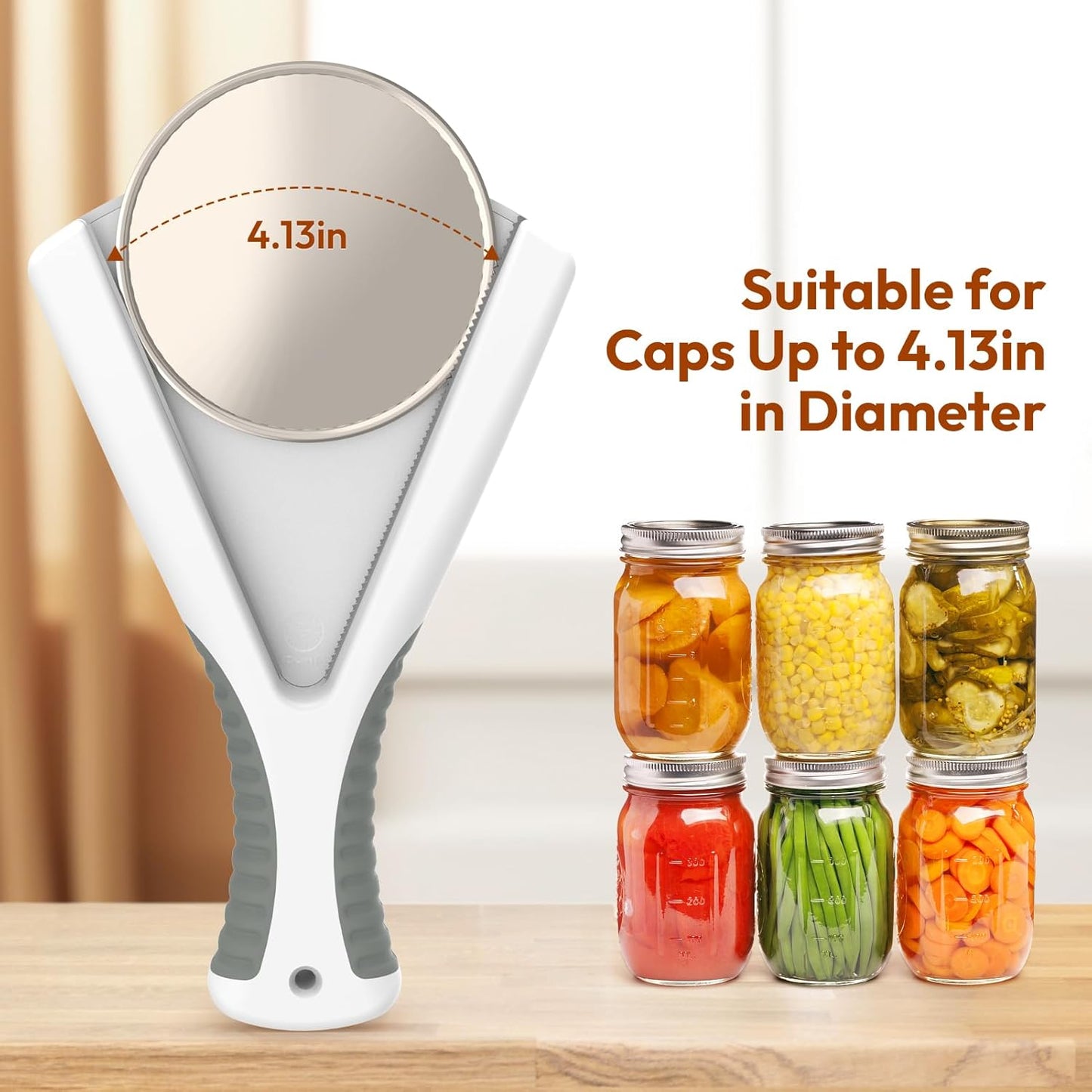 Skiennix Easy Grip Jar Opener - Effortless Bottle & Lid Remover for Seniors | Ideal Kitchen Gadget for Arthritis