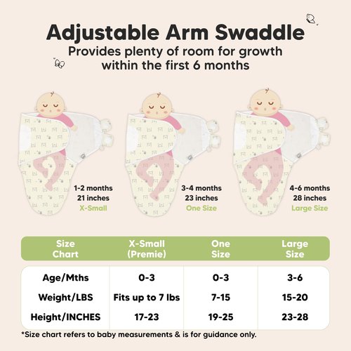 3-Pack Organic Baby Swaddle Sleep Sacks - Swaddles for Newborns, Infant 0-3 Months, Baby Girls, Boys, Soft & Snug Newborn Sleep Sack, Nursery Swaddling Blankets (Bumble Bear, OS)