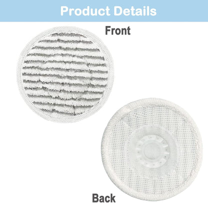 Shark S7001 Steam Mop Pads - 10 Pack Replacement Scrubbing Pads for S7001, S8201, S7000 Series