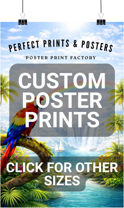 Poster Print Factory Custom Photo Poster - Upload Your Image for Personalized Wall Art | 20 x 30, Gloss, Matte, Satin Finish