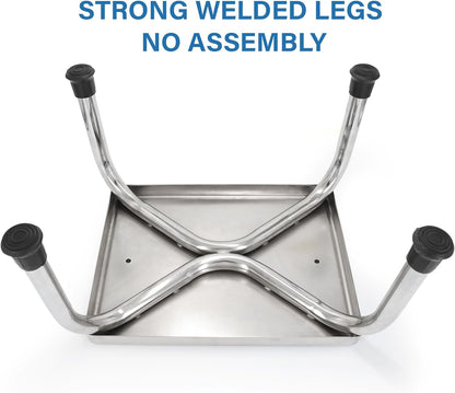 Vaunn Medical Foot Step Stool - Heavy-Duty 350lbs Capacity | Welded Steel Legs & Anti-Skid Rubber Platform