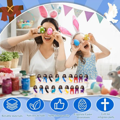 Bememo 200 Pcs Mini Jesus Figurines - Perfect Pocket Toys for Easter Celebrations & Religious Favors