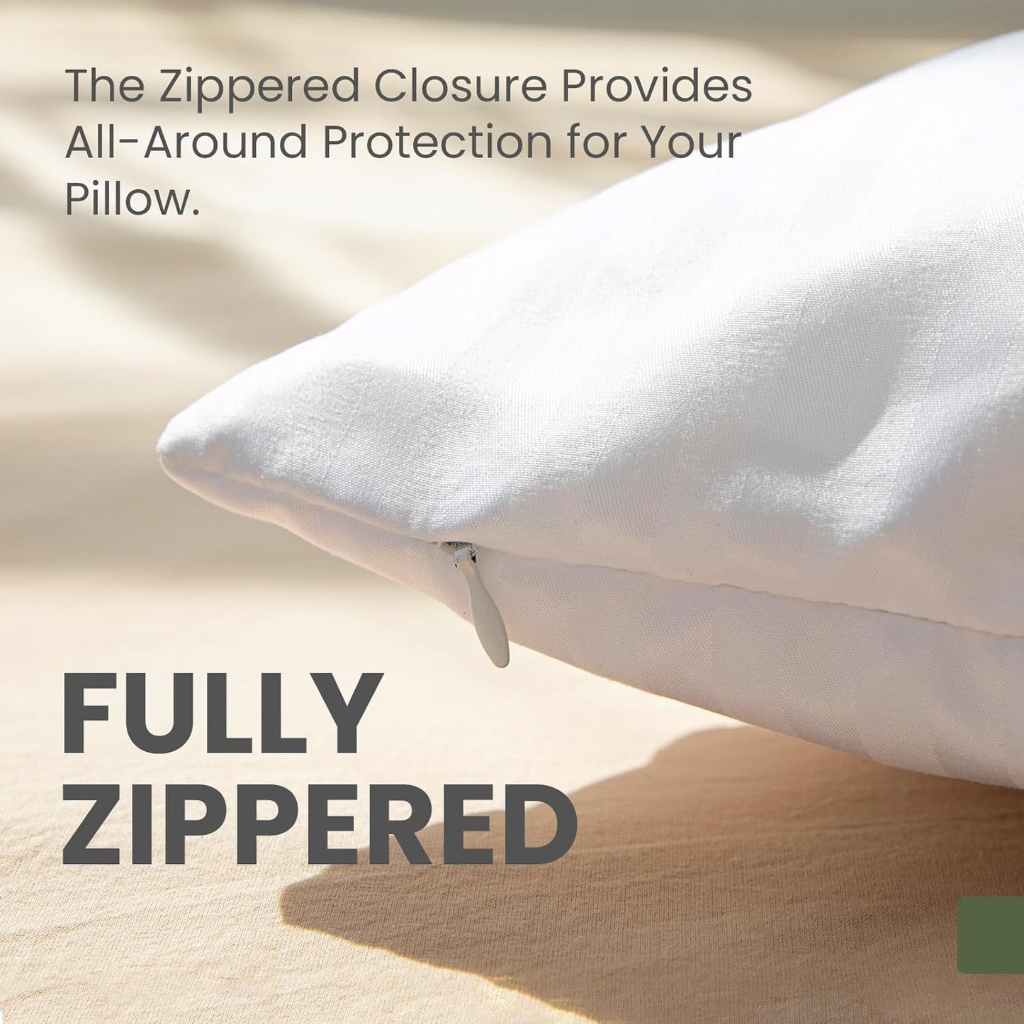 Skiennix Pillow Protectors - Luxury Hotel Quality, Oeko-TEX Certified, Soft & Breathable | 20 x 26" - 4 Pack