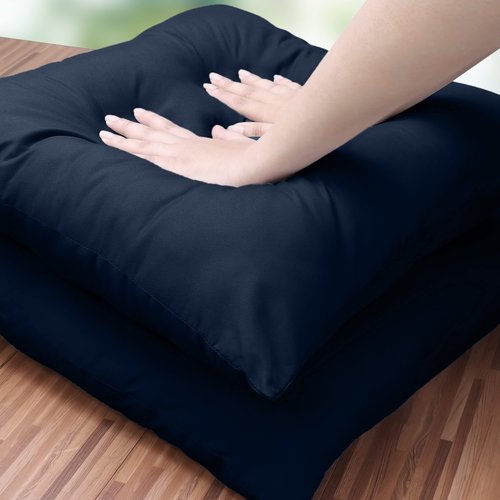 Utopia Bedding 24x24 Pillow Inserts, Set of 2, Navy – Indoor Decorative Throw Pillows for Bed, Sofa & Couch – Soft, Supportive & Fluffy Cushion Inserts