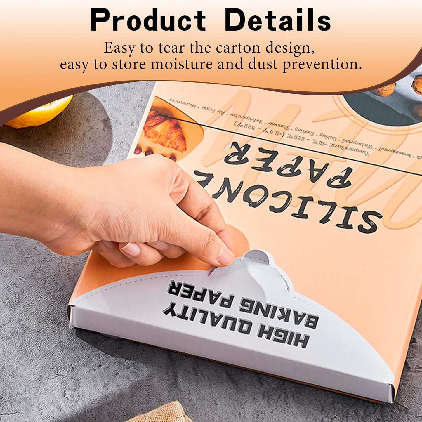 Parchment Paper Sheets 300 Pcs - Non-Stick Baking Paper for Air Fryer & Oven | 6x8 Inch, Non-Toxic