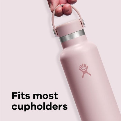 Hydro Flask Water Bottle - Insulated Stainless Steel - Leakproof Design in 24 Oz Birch Gray