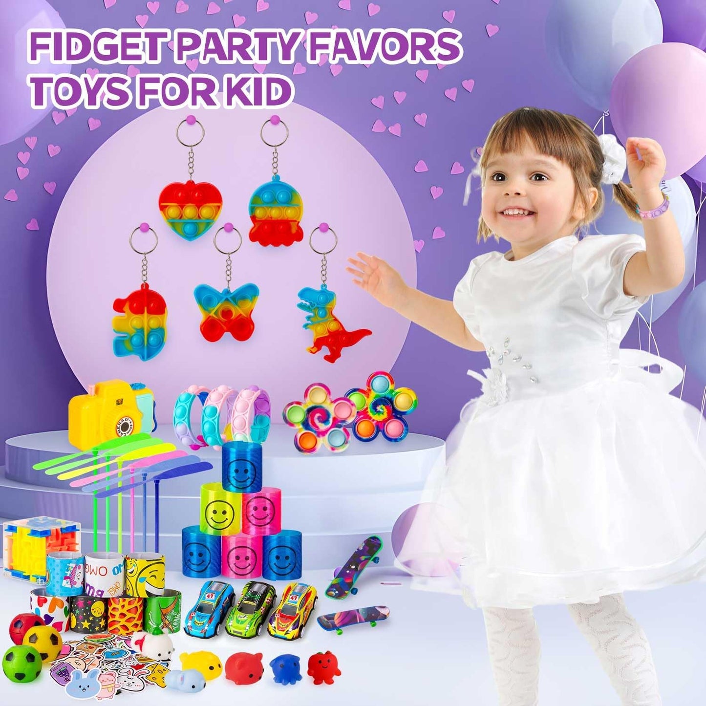 Skiennix Treasure Box Toys - 146 PCS Party Favors for Kids Aged 4-12 | Ideal Classroom Prizes & Fidget Toys