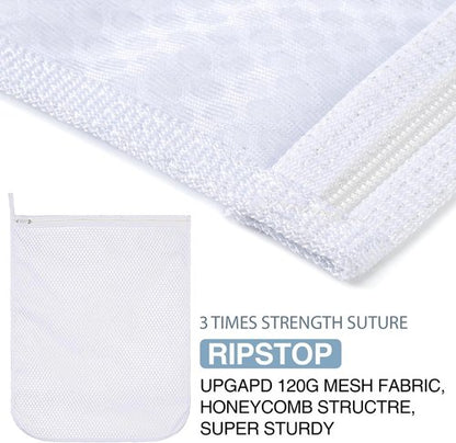 Durable Honeycomb Mesh Laundry Bags by [Brand Name] - 3 Pcs for Delicates | 16" x 19" Size