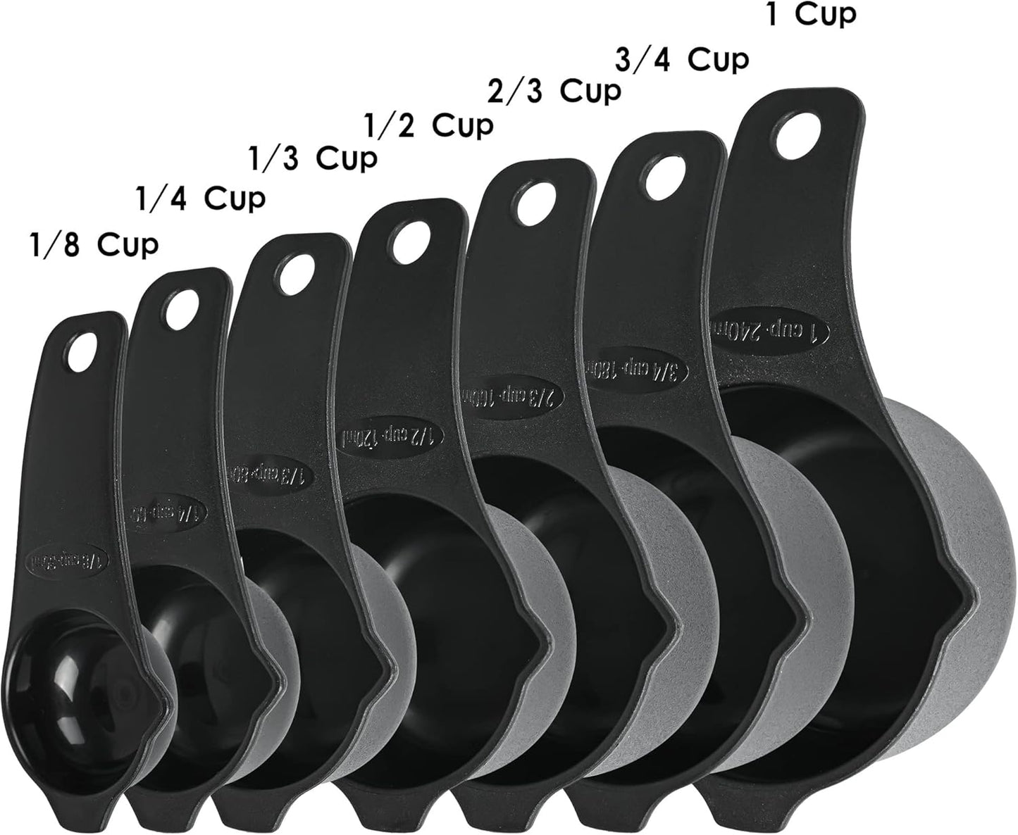 Skiennix Measuring Cups and Spoons Set - 15-Piece BPA-Free Kitchen Essentials | Engraved Metric & US Markings