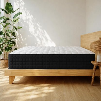 Full Size Hybrid Innerspring Mattress 54 x 75 - Pocket Coils, Gel Memory Foam, CertiPUR-US