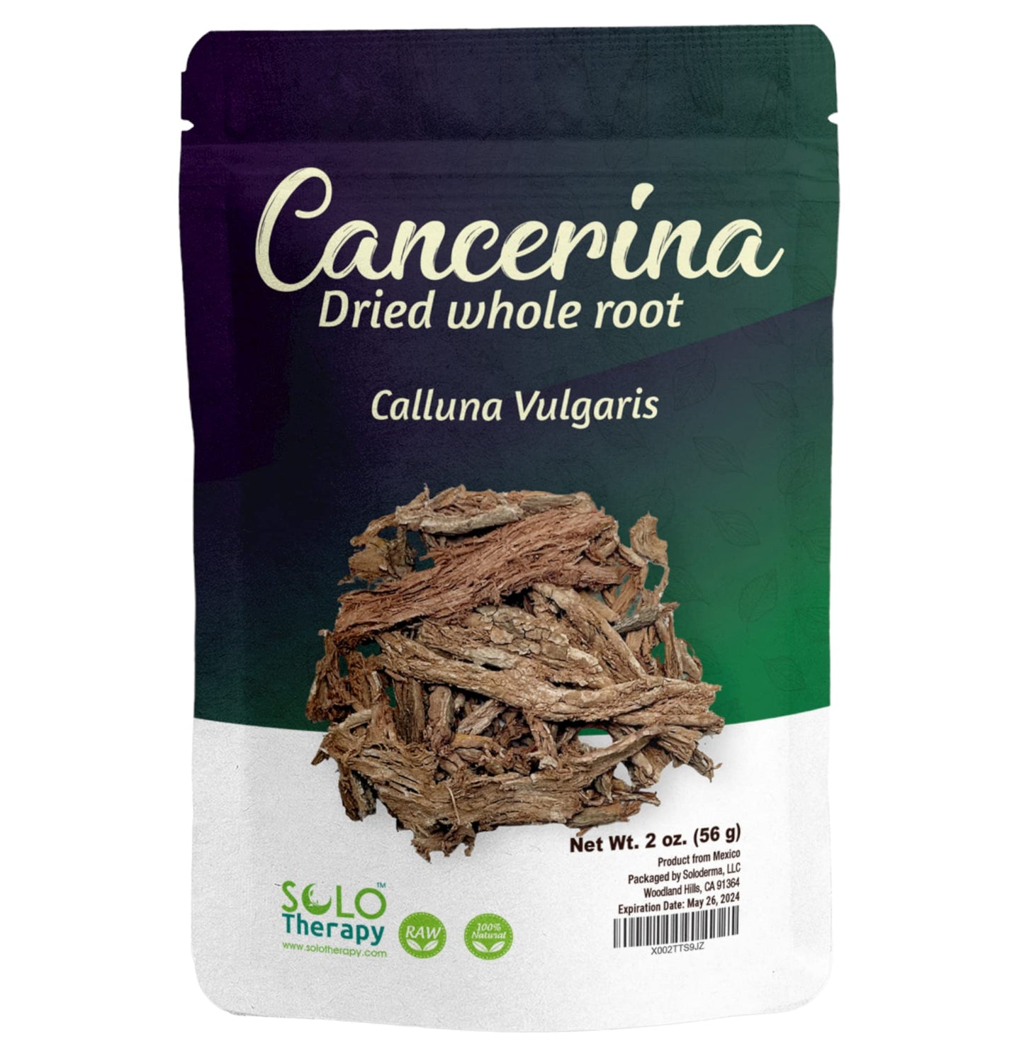 Cancerina Herb 2 oz - 100% Natural, Calluna Vulgaris, Cancerina Tea, Cancerina Hierva Mexicana, Resealable Bag, Product From Mexico, Packaged in the USA (2 ounces)