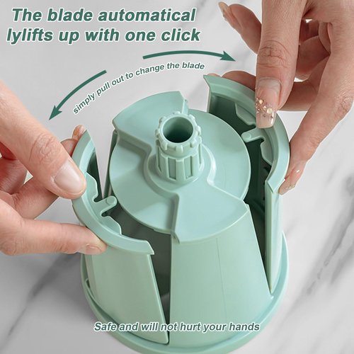 2025 Preservea 5 in 1 Rotary Grater, 5 in 1 Rotary Cheese Grater Vegetable Slicer, Preserves Food Chopper, Easy To Clean Kitchen Gadgets With Storage Box