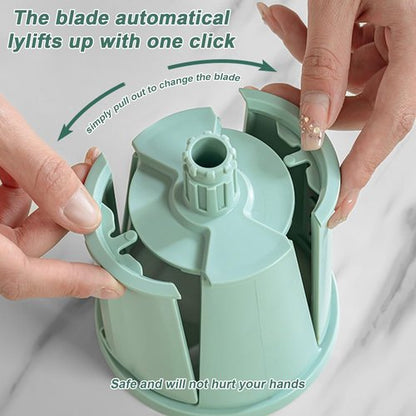 2025 Preservea 5 in 1 Rotary Grater, 5 in 1 Rotary Cheese Grater Vegetable Slicer, Preserves Food Chopper, Easy To Clean Kitchen Gadgets With Storage Box