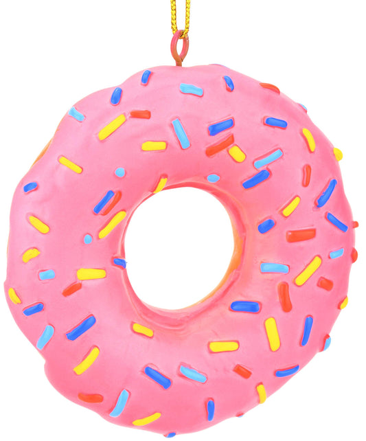 Tree Buddees Pink Donut with Sprinkles Food Christmas Ornament