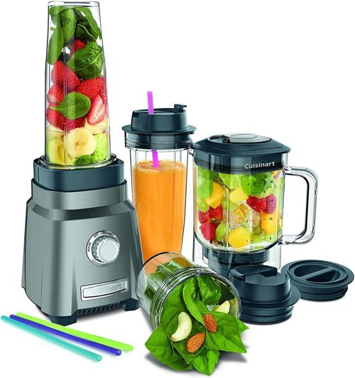 Cuisinart CPB-380 Hurricane Juicing Blender - Compact Design in Gunmetal Finish