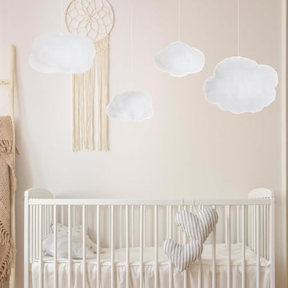 Tiggell 6 Pieces Artificial 3D Cloud Props - Imitation Hanging Ornaments for DIY Room Decor