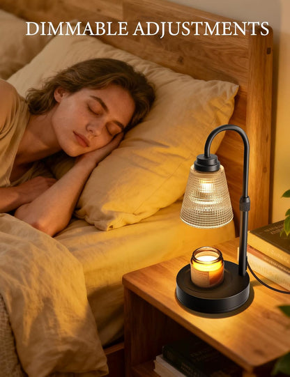 Skiennix Candle Warmer Lamp - Dimmable Timer & Adjustable Height for Jar Candles | Perfect Home Decor Gift