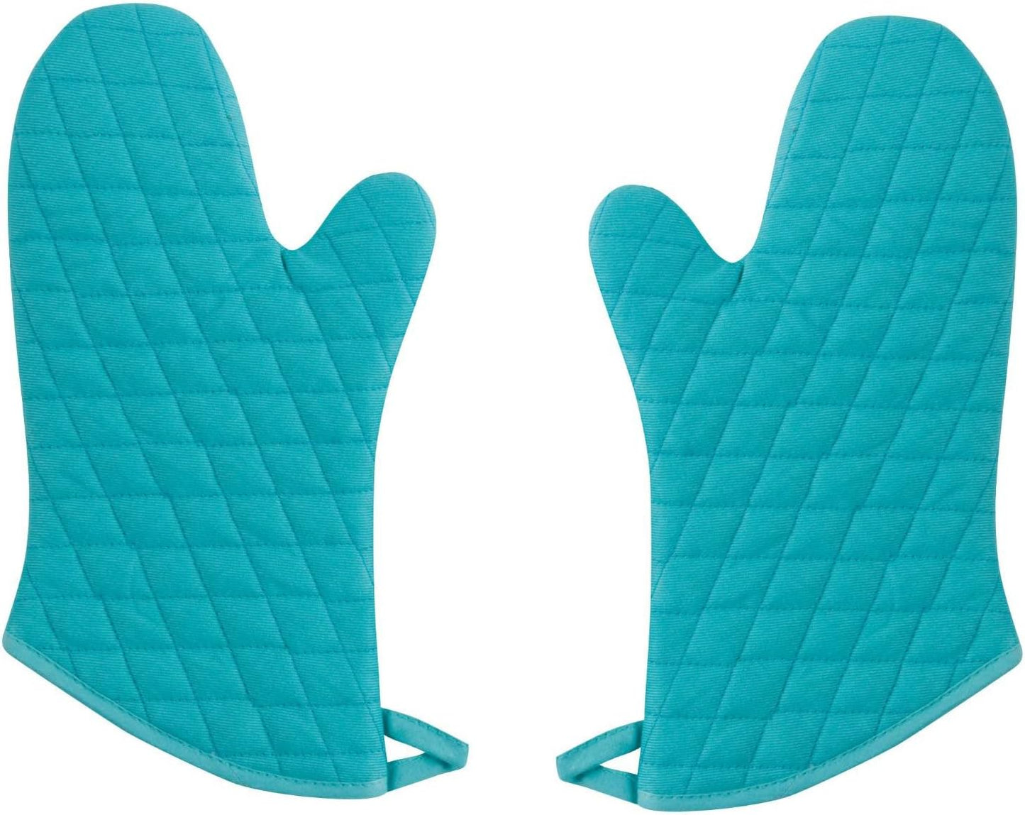 Now Designs Basic Oven Mitt | Bali Design - 6.5 x 13 in | Set of 2 for Stylish Kitchen Protection