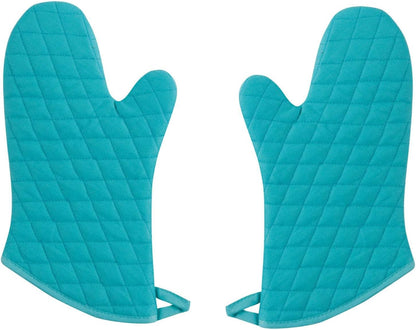 Now Designs Basic Oven Mitt | Bali Design - 6.5 x 13 in | Set of 2 for Stylish Kitchen Protection