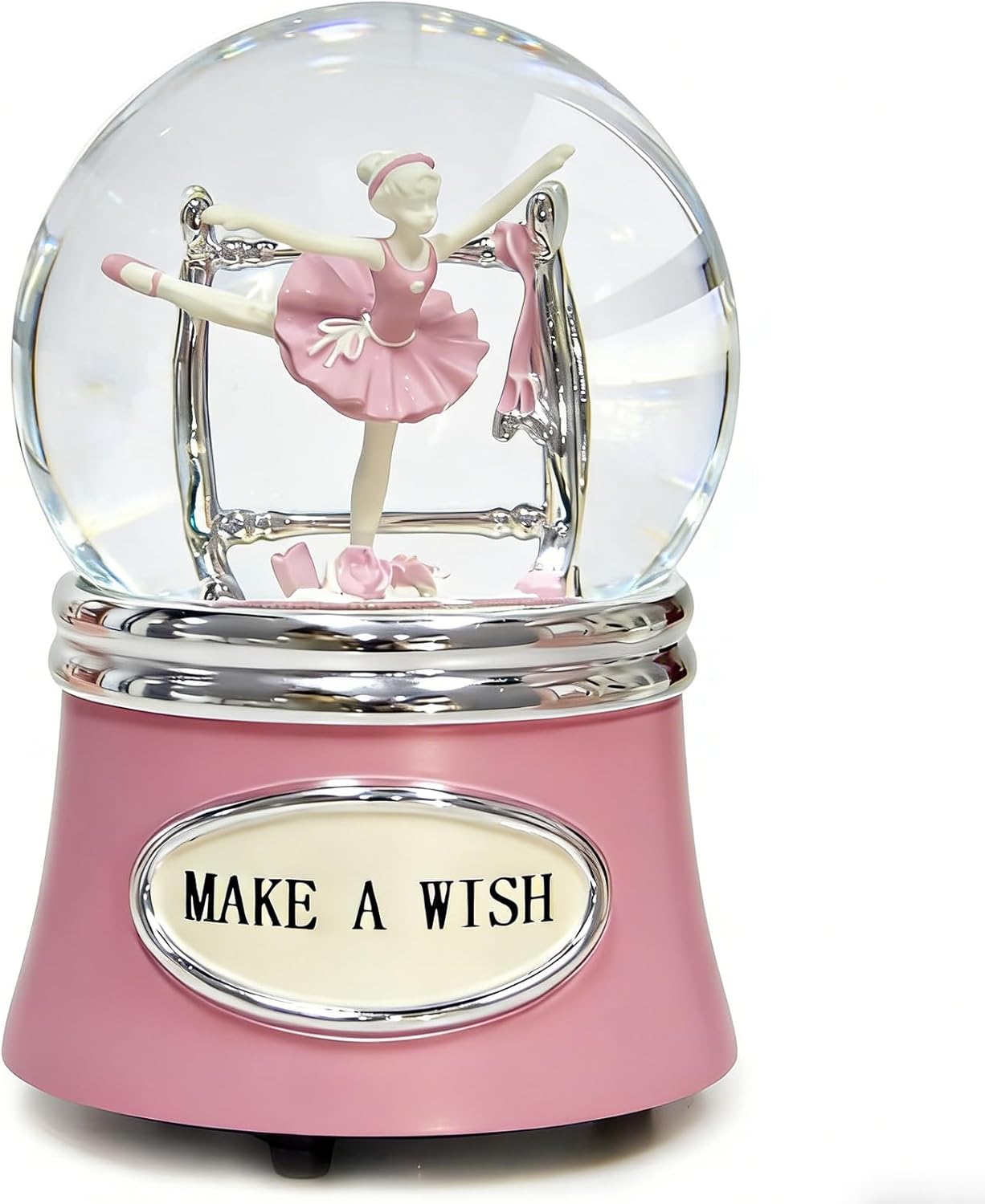 Skiennix Ballerina Snow Globe - Rotating Musical Dance Box | 100MM Plays Fur Elise - Perfect Gift for Dancers