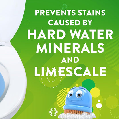 Scrubbing Bubbles Toilet Bowl Cleaner Tablets - Automatic Blue Drop-Ins for Hard Water & Stain Protection | 5 Count