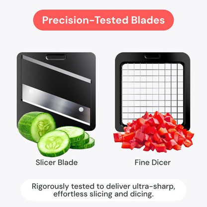 Fullstar Daily Vegetable Chopper and Mandoline Slicer - Kitchen Gadgets - Food Chopper with Container, Veggie Chopper, Fruit Cutter, Onion Dicer, Potato and Tomato Slicer for Salads