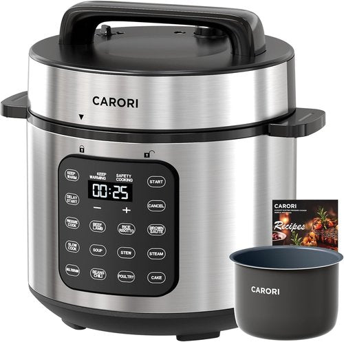 Instant Pot | 6 Quart Electric Pressure Cooker - Non-Stick Pot with 12 Preset Functions & Touchscreen