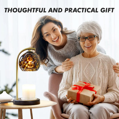 Skiennix Candle Warmer Lamp - Dimmable Scented Wax Melt Warmer with Timer | Perfect Christmas & Birthday Gift for Mom