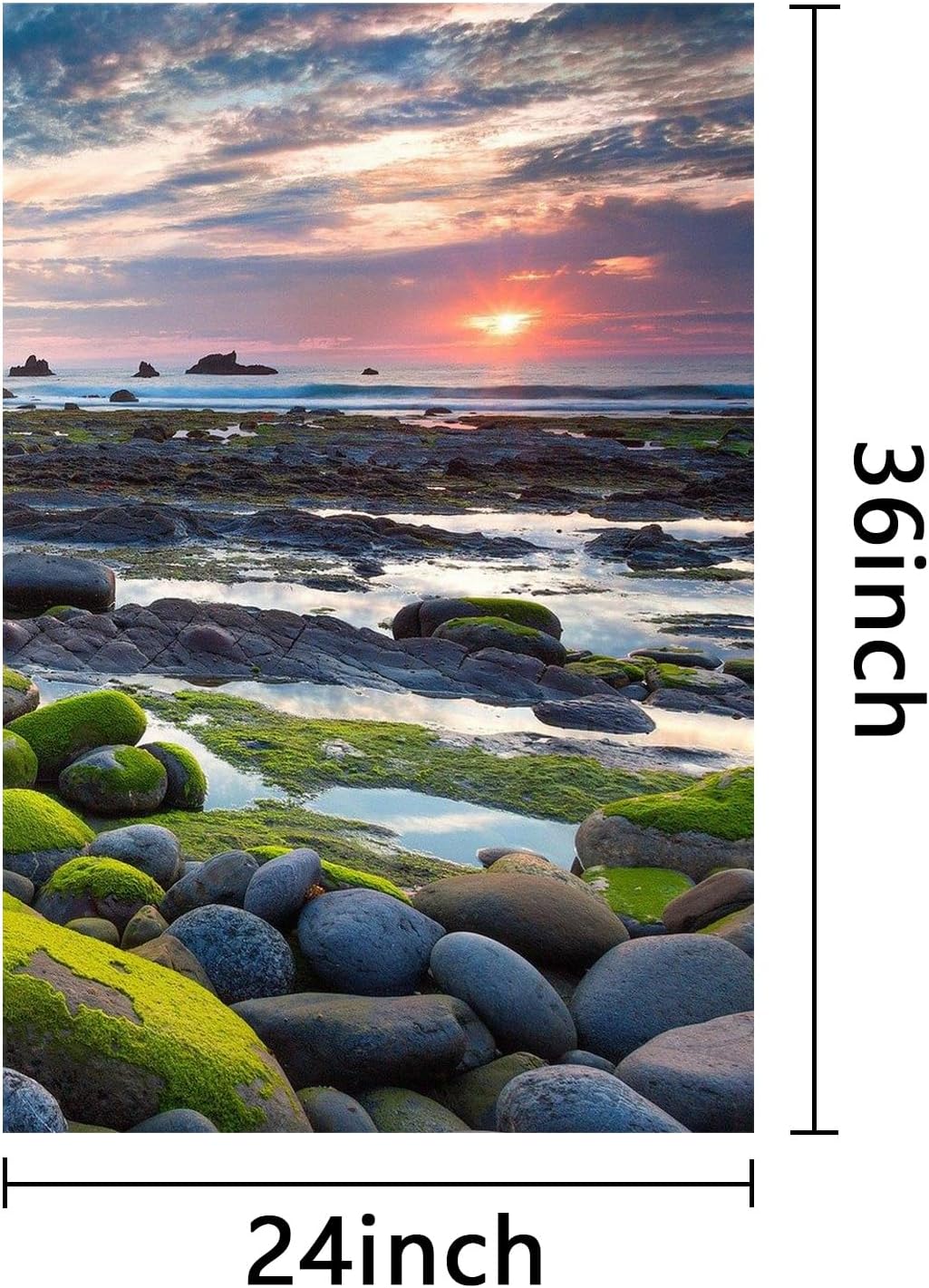 ZXDZSM Custom Canvas Poster - Personalized Wall Art Print (Unframed, 24”x36”) - Upload Your Image