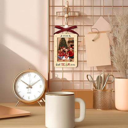 Best Team Ever Ornament – Team Gift for Employees, Wood Christmas Ornament (Variation: Best Team Ever)