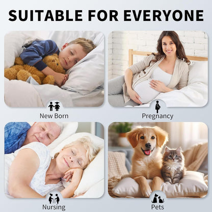 Skiennix Washable Waterproof Bed Pads - Reusable Incontinence Underpads for Kids & Adults | 24" x 36", 2 Pack, Dark Gray