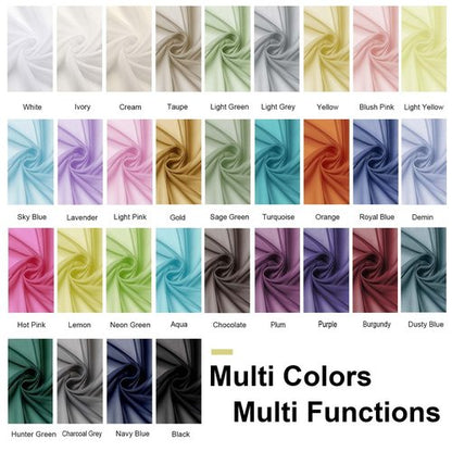 OWENIE Sheer Curtains, Chocolate Sheer Curtains 78 inch Length 2 Panels Set, Rod Pocket Voile Fimly Sheer Drapes for Living Room/Bedroom, 2pcs, Each 42" W x 78" L