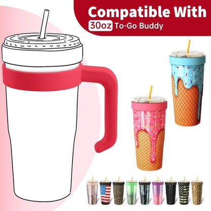 Frost Buddy 30 oz Tumbler Handle - Anti-Slip Travel Mug Grip for Easy Carrying | Perfect for Outdoor & Office Use