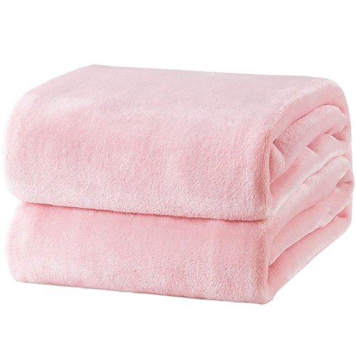 Bedsure GentleSoft Fleece Blankets King Size Pink - Valentines Blanket Soft Lightweight Plush Cozy Fuzzy Luxury Microfiber Throws, 108x90 inches