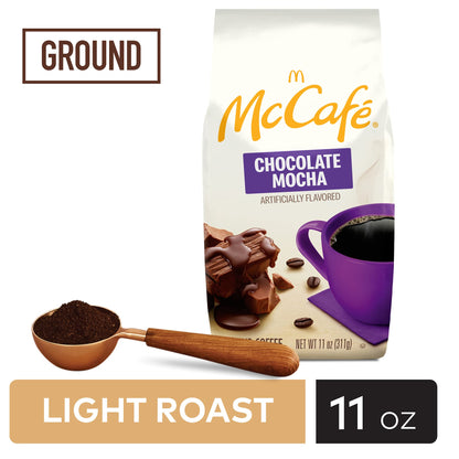 McCafe Chocolate Mocha, Ground Coffee, Flavored, 11oz. Bagged