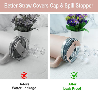 Stanley Straw Cover - Replacement Straw Stopper for 40 oz & 30 oz Tumblers | Durable & Convenient