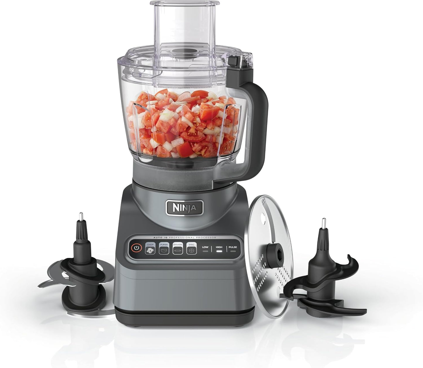 Ninja Professional Plus Food Processor - 1000 Peak Watts, 4 Functions, 9-Cup Bowl, Silver | BN601