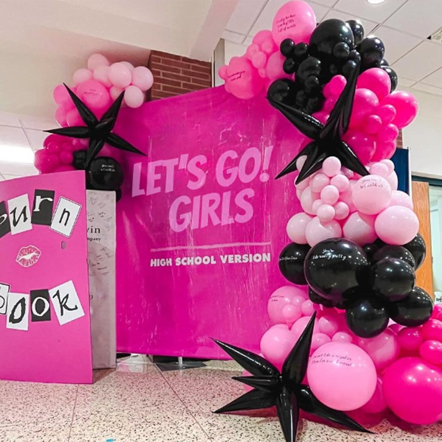 Awenztech Hot Pink Balloons - 12 Inch Latex Party Balloons | 50 Pack for Weddings & Birthdays