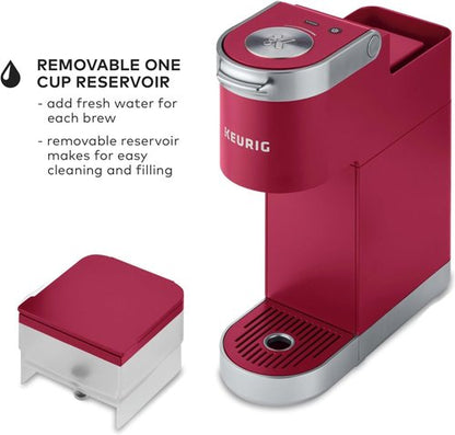 Keurig K-Mini Plus Coffee Maker - Single Serve K-Cup Pod Brewer | 6 to 12oz Sizes, Cardinal Red