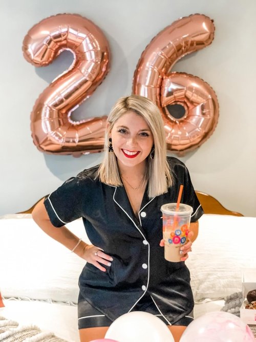 27 Balloon Number - Rose Gold Foil Birthday Decoration for Men & Women | Large 27th Celebration