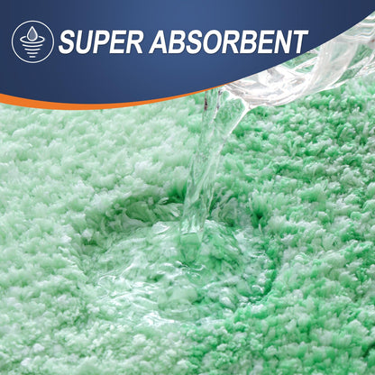 OLANLY Large Bathroom Rugs Mat 54x24, Extra Soft Absorbent Microfiber Bath Rugs, Rubber Backing, Quick Dry, Machine Washable Bath Mats for Bathroom Floor, Tub and Shower, Home Decor Accessories, Green