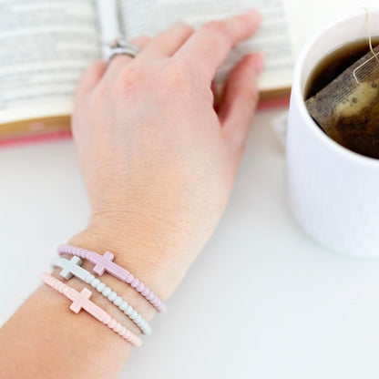 Ryan & Rose Jesus Bracelets - Stylish Cross Silicone Bracelet for Faith and Fashion