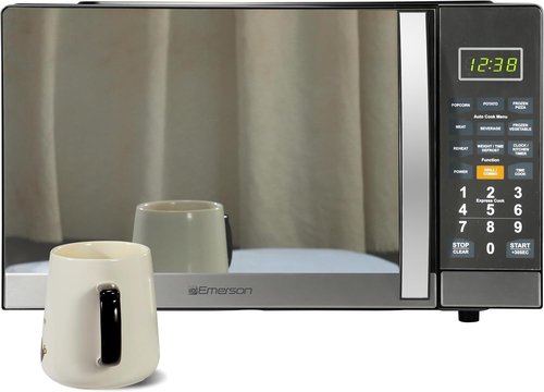 Emerson MWG1191SB 1.1 Cu. Ft. Microwave - 1100W Power, Built-In Grill, Stainless Steel, LED Timer