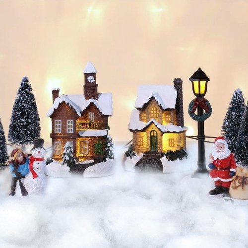Christmas Fake Snow Decor - 5.29 oz Fluffy Artificial Snow | Flame Resistant Indoor Blanket for Holiday Displays