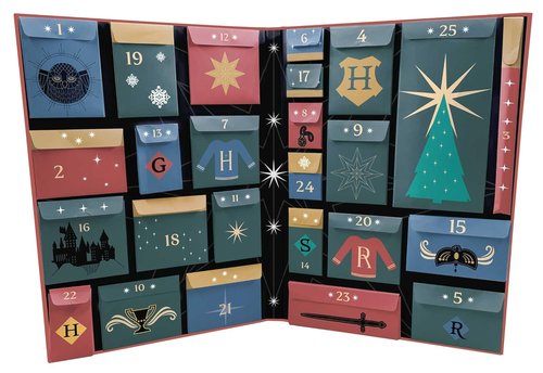 Harry Potter Official Advent Calendar - 25 Days of Hogwarts Surprises with Gifts & Stationery