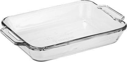 Anchor Hocking Glass Baking Dish - Durable Oven Safe Cookware | 9x13 Inch Size