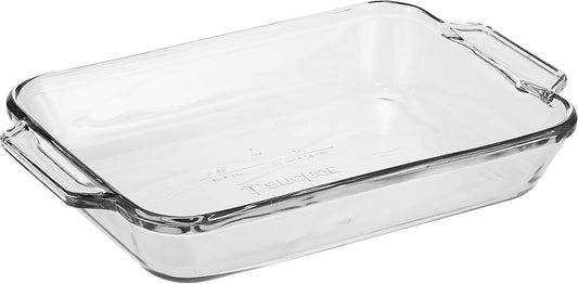 Anchor Hocking Glass Baking Dish - Durable Oven Safe Cookware | 9x13 Inch Size
