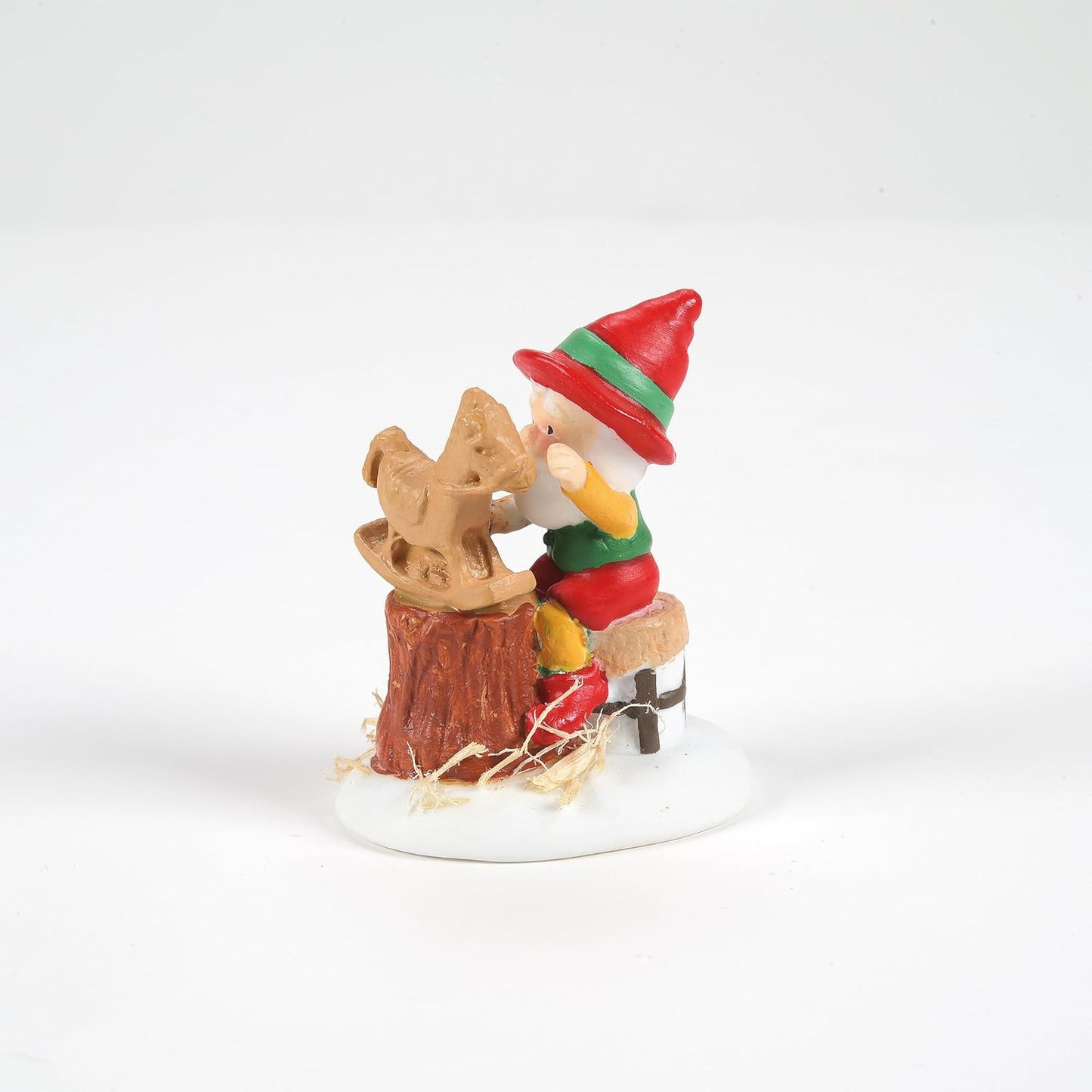 Department 56 Elf Ready for Paint Figurine - 1.85 Inch Multicolor North Pole Village Accessory